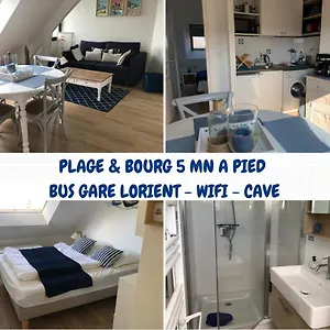 Plage, T2 Cosy, 4 Pers, 3mn Plage, Parking Privé, Tout à Pied ! Appartement